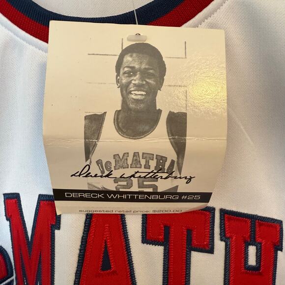 Dereck Whittenburg #25 DeMatha Jersey Headmaster Throwback Size 56 XXL NWT New - Picture 5 of 10